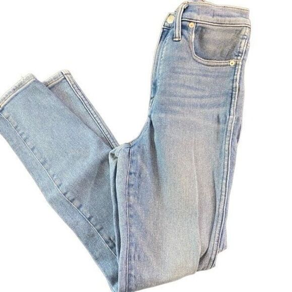 Madewell 10" High-Rise Skinny jeans size 28 Puckering in front and back - Picture 1 of 9